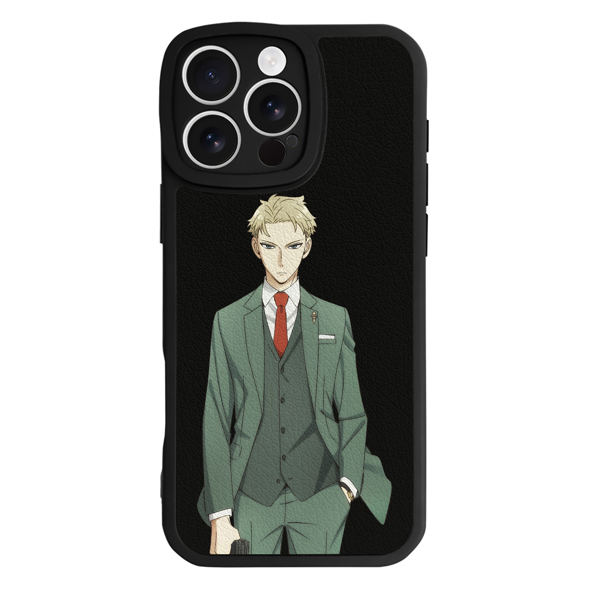 （画像用） SPY×FAMILY间谍家家酒 【iPhone 16シリーズ対応】シリコンスマホケース（レザー調） 材質：シリコン